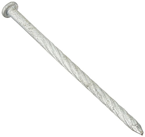 Clavo Maze Nails T4492S-5 de cuerpo helicoidal, 4 pulgadas, 5 libras, para madera tratada a presión miniatura 1