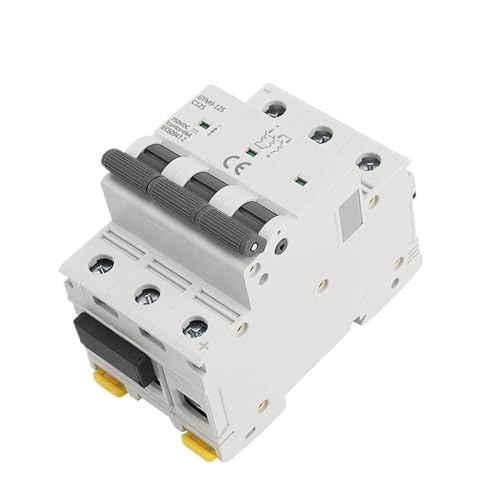 Disjoncteur DC GYM9-125 80A 3P 750VDC rail Din pour protection circuit électrique continu