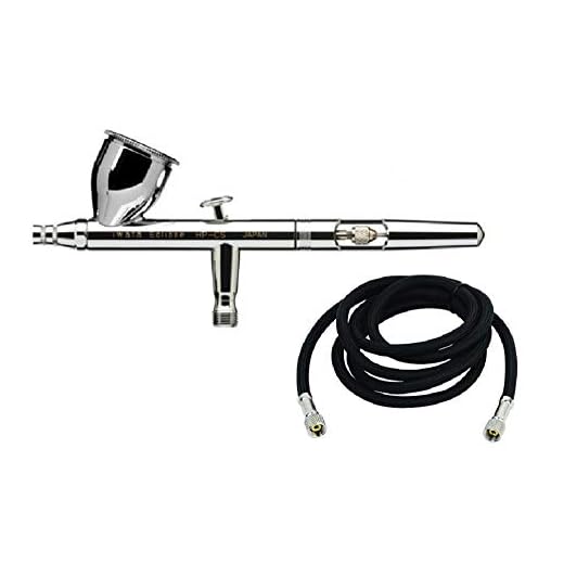 IWATA Eclipse HP-CS Gravity Feed AIRBRUSH with FREE HOSE by Iwata