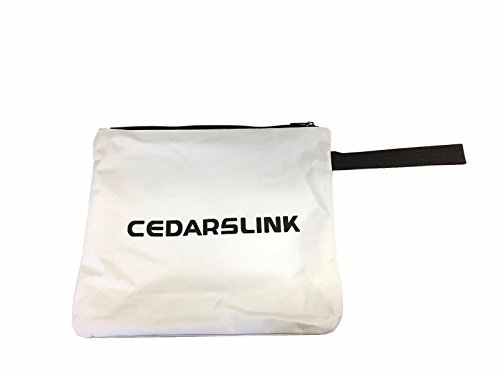 CedarsLink DJ Event Facade White/Black Scrim Metal Frame Booth + Travel Bag Case 14LB - Thumbnail 5