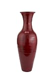 Green Floral Crafts 47" Tall Classic Bamboo Floor Vase Handmade for Dried Flowers Branches Fillers E