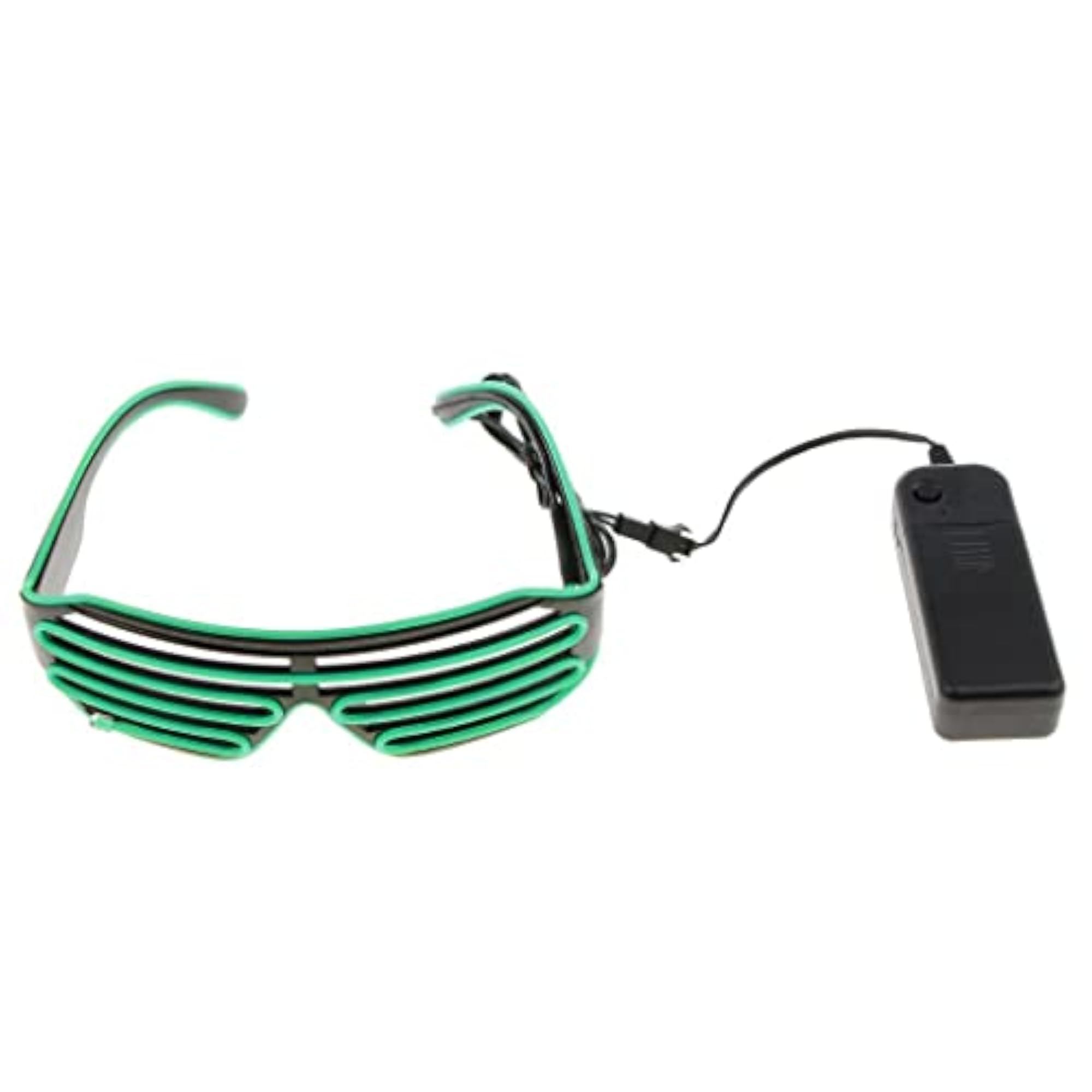 LED Light Up Shutter Glasses for Masquerade and Cosplay