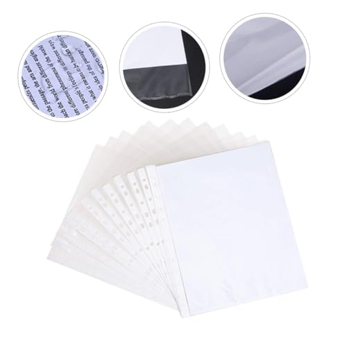 Pochettes transparentes perforées sans acide pour préserver vos documents - 4