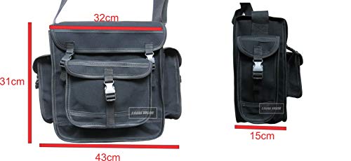 Bolsa ferramentas lona impermeável alça regulável transversal lona super resistente