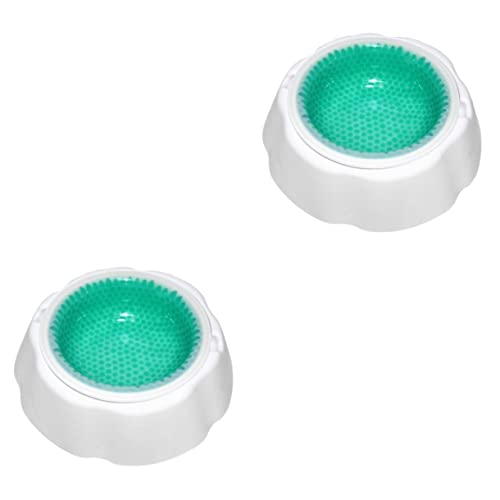 COLLBATH 2pezzi Ciotola Refrigerante Per Animali Domestici Pet Cooler Bowl Per Cibo Per Cani e Gatti Rinfrescante e Leggera Perfetta Per Design Ergonomico e Facile Da Pulire