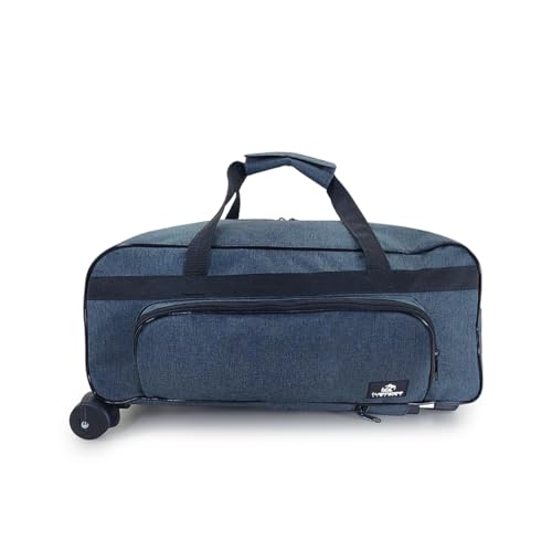 Bolsa mala bagagem mão bordo média viagem com rodinha (Cinza escuro mesclado)