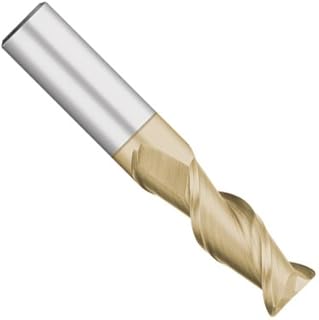 Kodiak Cutting Tools KODIAK150434 USA Made High Performance Solid Carbide End Mill for Aluminum, 45 Degree, 2 Flute, 1/4