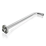 【Massiver Edelstahl】 Der Duscharm aus Edelstahl sorgt für Langlebigkeit, hohe Belastbarkeit und lange Lebensdauer.