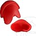 KSOCOEY Invisible Bondage Ball Gag for Sex Games, Open Mouth Silicone Ball, SM Restraints Toys Sex Gag Mouth Plug, Extreme Fetish Adult Play Bondage SM Gag Ball Sex Toys for Woman Men Couples (Red)