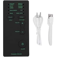BTER Mini Voice Changer Device, Handheld Voice Changer Sound Card with 7 Sound Effects, Portable Male to Female Sound Effects Machine for Gaming, Streaming, Recording, Broadcasting and Chatting