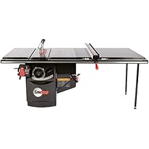 SAWSTOP 10-Inch Industrial Cabinet Saw, 5-HP, 52-Inch Industrial T-Glide Assembly ICS53480-52