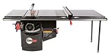 SAWSTOP 10-Inch Industrial Cabinet Saw, 3-HP, 52-Inch Industrial T-Glide Assembly (ICS31230-TGI252)
