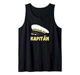 Kapitän & Mütze, Motorboot oder Yacht Captain Schiff Kapitän Tank Top