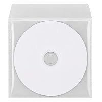 Ritek Professional White Inkjet Printable DVD-R Discs 4.7GB 16X – Full Surface Recordable Blank DVDs in Dragon Trading Plastic Sleeves with Flap – Professional Grade Media (Pack of 10)