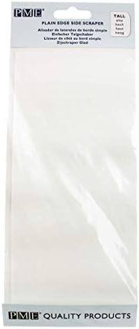 PME PS41 Plain Edge Plastic Side Scraper 8 inches, White