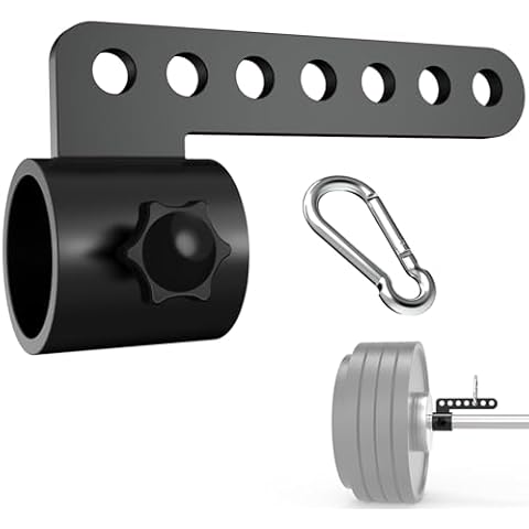 Fengone Belt Squat Collar Landmine Attachment Belt Squat Attachment Barbell Belt Squat Bar Attachment for 2'' Olympic Barbell Bar Barbell for Squat Rack Home Gym Workout Landmine D-Handle Cable T Bar Cover