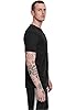 URBAN CLASSICS Stretch T-Shirt with Round Neckline, Basic Tee with Figure-Hugging Cut, Short-Sleeve Elastic Men's T-Shirt, Regular Fit, 100% Jersey Cotton, Colour: Black, Size: 4XL #4