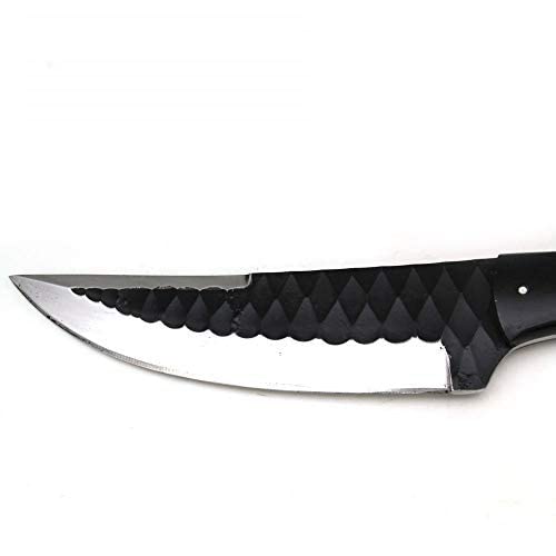 Wild Turkey Handmade Collection Full Tang High Carbon Steel Fixed Blade Knife w/Leather Sheath (1821)