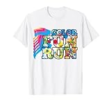 Color Run Shirt Kids School Fundraising Race Fun Run Powder T-Shirt