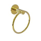 Allied Brass FR-16 Fresno Collection Towel Ring, Polished Brass