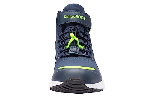 KangaROOS Jungen Kx-hydro Sneaker, Dk Navy Lime, 36 EU