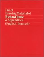 List of Drawing Material of Richard Tuttle & Appendices (English / Deutsch) B007KPT3PQ Book Cover