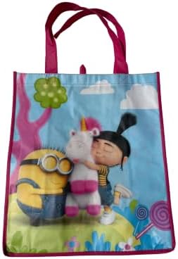 Minion with Fluffy the Unicorn Collectable Large Reusable Tote Bag image 3