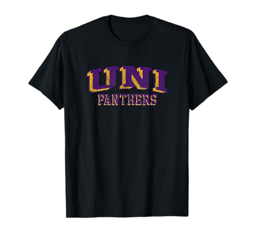 Northern Iowa Panthers Vintage Block Logo Official Licensed T-Shirt