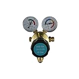  Oxígeno Parweld - regulador doble de medidor individual para soldadura quema de gas