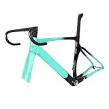Carbon Fiber Bicycle Frame with Concealed Internal Wiring & Disc Brake for Road Riding(Chinese Red-Olympic)