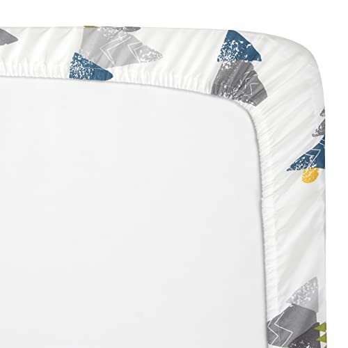 Standard Microfiber Fitted Crib Sheets For Baby Girl, Baby Boy, And Neutral, 2 Pack Crib Sheets Crib Essentials For Baby 28X52 Crib Sheets (Bears & Mountains) #TOP3