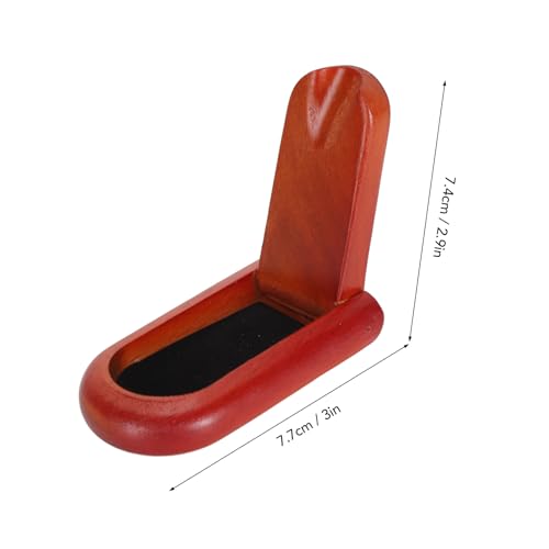 AYNEFY Foldable Smoking Pipe Holder,Small Portable Wooden Pipe Stand Pipe Display Rack for Work (Beech 2) - Image 5