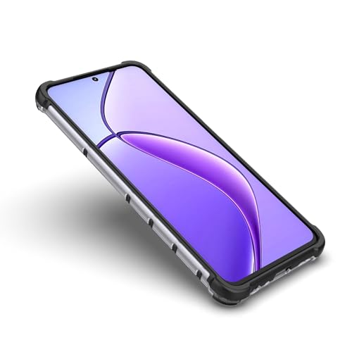 Image of Glasgow Back Case Cover Designed for [ Realme 13 5G ] (Stylish Look | Shock Proof) - Black