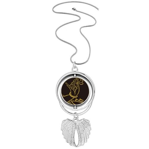 Collier ailes d'ange et main de lotus : le bijou anti-ternissement qui sublime votre decollete