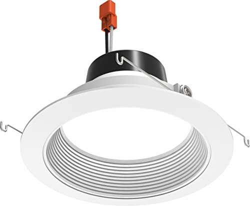 Juno 5 In. 3000K Warm White Led 700 Lumen Retrofit Downlight Baffle Trim Module, White 5 Inch - Gen 3 #TOP2