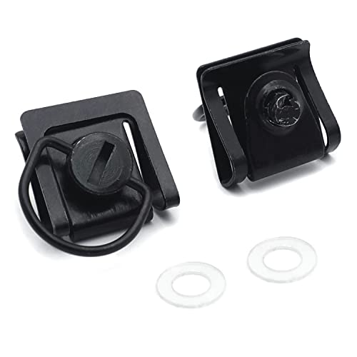 Httmt Mt278-Bk Black 2 Pcs Quick Release Dzus Style Motorcycle 1/4 Turn Fairing Fastener 15Mm Pins #TOP4