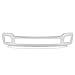 VRC Front Bumper Chrome Steel for 2011-2016 Ford F-250 F-350 Super Duty with Fog Light Holes FO1002416