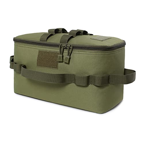 Tactical Camping Storage Bag 11L Tactical Utility Tote Bag Camping Cookware Organizer Trunk Organizer with Shoulder Strap