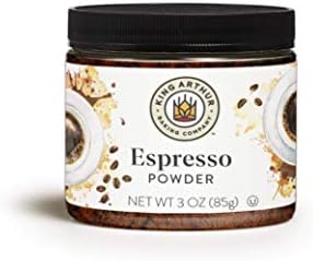 King Arthur Espresso Powder: Premium Baking Extract for Rich Chocolate Flavoring, 3 Oz Reusable Jar, Kosher Certified - Enhance Your Desserts with Instant Coffee Intensity