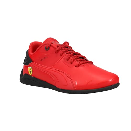 PUMA Kids Boys Scuderia Ferrari Drift Cat Delta Lace Up Sneakers Shoes Casual - Red2