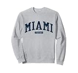 Miami Texas TX College University Style Blue Sweatshirt