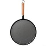 Poignée ergonomique en bois : dispose d'une poignée en bois naturel qui reste froide au toucher et offre une prise en main sûre et confortable, pour retourner et servir avec facilité.