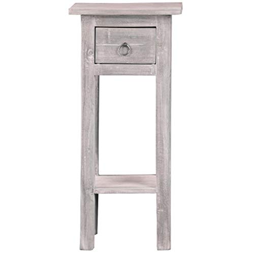 Sunset Trading Shabby Chic Cottage Accent Table, Stonewall Gray #TOP3