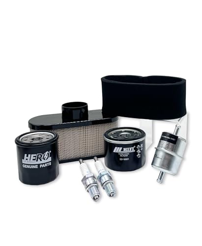 HERO Maintenance Filter Kit For John Deere Z720E Zero-Turn Mower Filters Compatible With OEM MIU12555 MIU12554 AM125424 UC21217 M805853 MIU13018