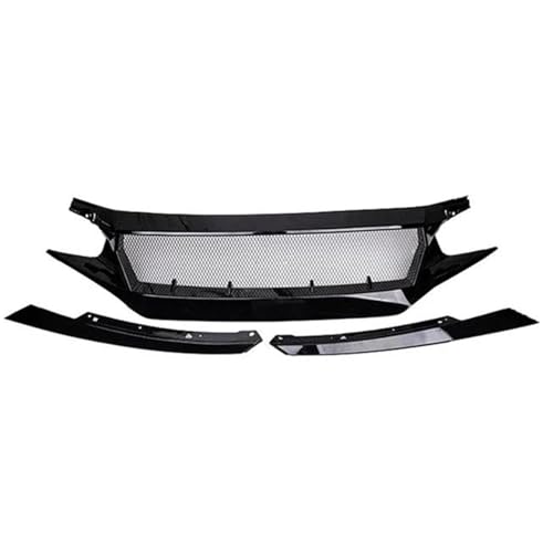 Grille pare-chocs avant Civic FK8 calandre admission air noire pour tuning dixième génération