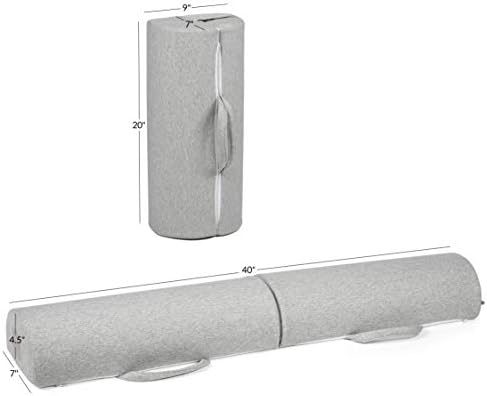 Milliard Bed Bumper (1 Pack, Travel) Foam Safety Rail Guard for Cot Bed/Toddler Junior Bed with Non-Slip Hypoallergenic Waterproof and Washable Cover, Bed Rail for Toddlers, Kids, Adults and Seniors