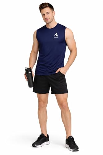 Image of Stylish Vest for Men | Vest for Boys - Perfect for Gym Workouts,| Men's Tank Top Regular fit|Cotton Combo Pack of 3 Sports Vest