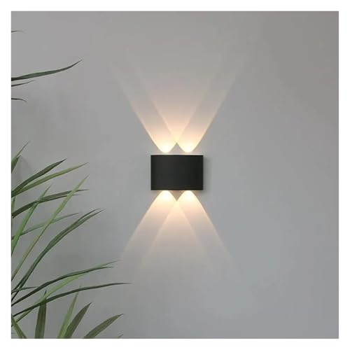 Aplique de pared LED impermeable 4W exterior e interior luz calida CA 86-265V para escalera 6