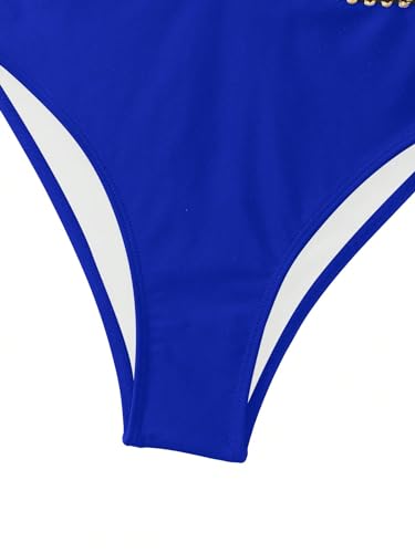 Image of Milumia Women's Stitch Detail Strapless One Piece Swimsuit Cut Out Bandeau Bathing Suit