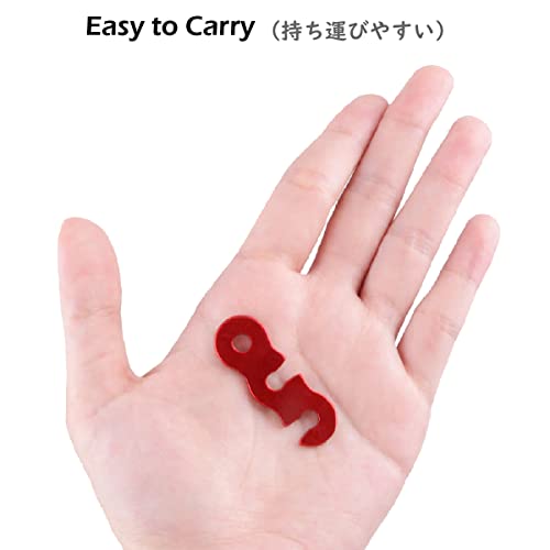 JEELAD アルミ 自在金具 ロープテンショナー テント ロープ